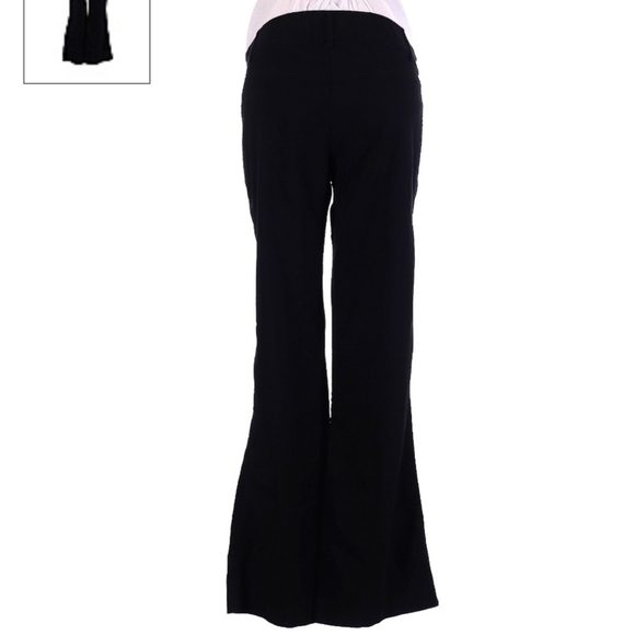 Motherhood Maternity Black Flare Leg Pants Women's Small S Stretch Back EUC - Picture 2 of 6